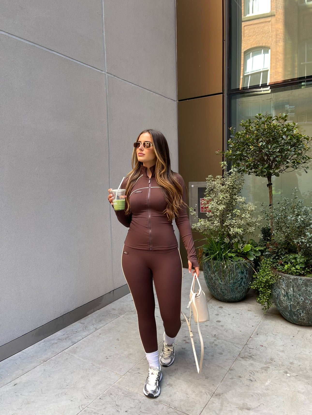 Women's Chocolate Zip Up Jacket