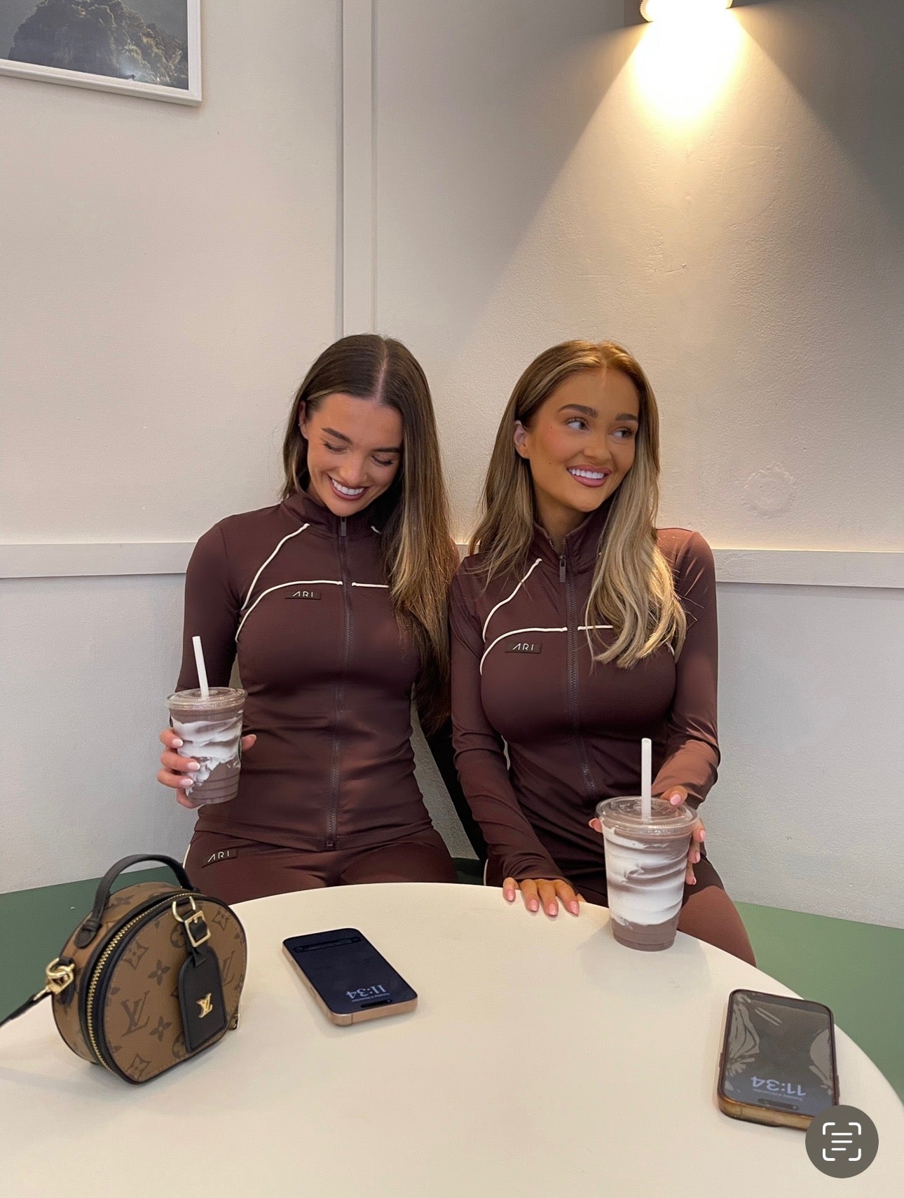 Women's Chocolate Zip Up Jacket